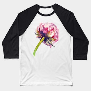 Peony Walter Faxon. Watercolor illustration. Baseball T-Shirt